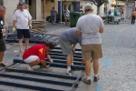 La montà de cadafals anuncia las fiestas de la Misericordia