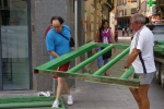 La montà de cadafals anuncia las fiestas de la Misericordia