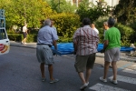 La montà de cadafals anuncia las fiestas de la Misericordia