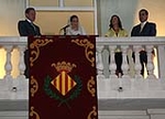 Las peñas ofrendan a la Mare de Déu de Gràcia