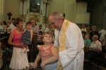 Acto de presentación y consagración de los niños a la Virgen.