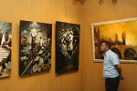 La Caja Rural inaugura una exposición de pintura de Luis Giménez, Blasco Vilar, Art y Graft, José Antonio Gómez, José Martínez y Sonia Heras