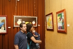 La Caja Rural inaugura una exposición de pintura de Luis Giménez, Blasco Vilar, Art y Graft, José Antonio Gómez, José Martínez y Sonia Heras