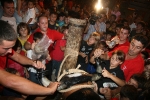 El encierro infantil llena el recinto taurino de pequeños aficionados a los toros