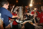 El encierro infantil llena el recinto taurino de pequeños aficionados a los toros