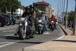 Cientos de Harleys desfilaron por el interior de la ciudad