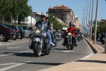 Cientos de Harleys desfilaron por el interior de la ciudad