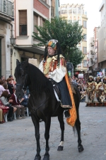 Espectacular desfile de Moros y Cristianos