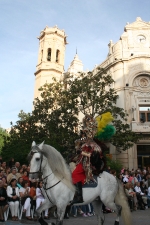 Espectacular desfile de Moros y Cristianos