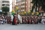 Espectacular desfile de Moros y Cristianos