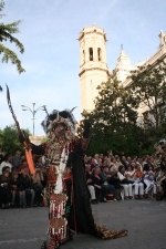 Espectacular desfile de Moros y Cristianos