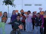 Los alumnos del colegio nª 5 celebraron, en el dia de ayer el dia de el 9 de octubre.