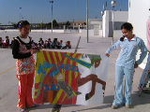 Los alumnos del colegio nª 5 celebraron, en el dia de ayer el dia de el 9 de octubre.