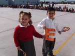 Los alumnos del colegio nª 5 celebraron, en el dia de ayer el dia de el 9 de octubre.