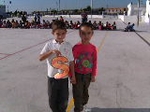 Los alumnos del colegio nª 5 celebraron, en el dia de ayer el dia de el 9 de octubre.