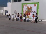Los alumnos del colegio nª 5 celebraron, en el dia de ayer el dia de el 9 de octubre.