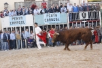 Seis cornadas en la primera cogida de las fiestas de Almassora